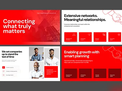 Early-Stage Business Presentation branding colours creative design figma graphic design illustration logo mobile app pitch deck pitchdeck presentation ui