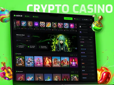 Casino Redesign betting casino casino app casino design casino interface casino slot crypto casino gambling gambling design igaming igaming design online casino slot design slot machine web casino web design casino