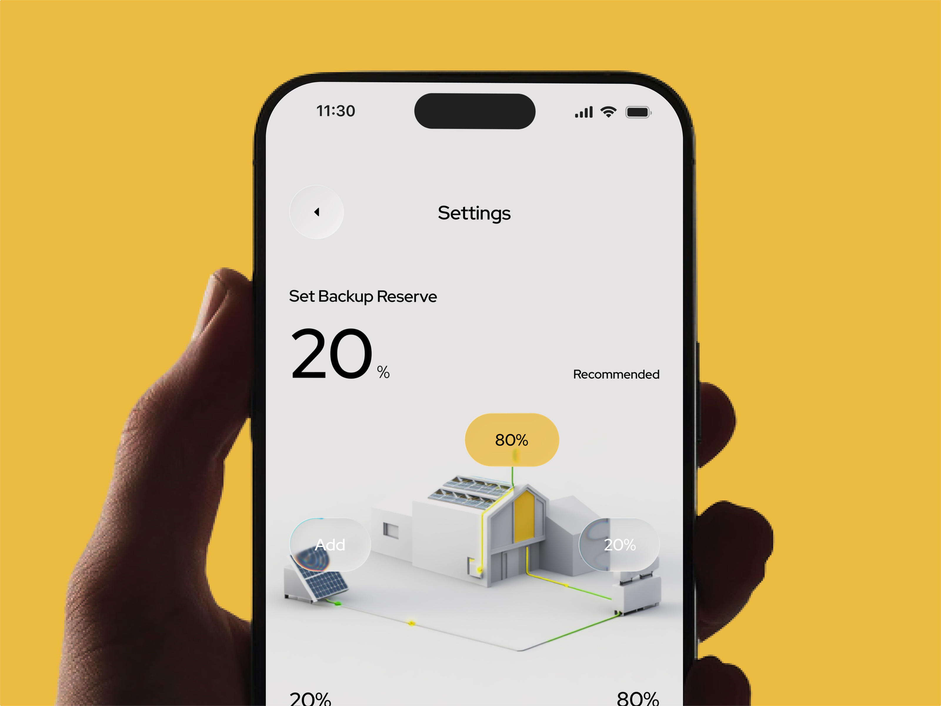 Solex Mobile – Solar Energy Control App ai app app design b2b business crm dashboard design energy interface mobile mobile design product product design saas service software solar ui ux