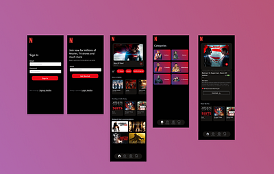 Netflix app redesign branding ui