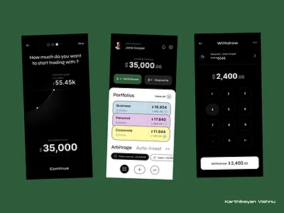 Stocks Trading Mobile App app build design designdrug dribbble figma graphic design mobileapp motion graphics ui visualdesign watchmegrow