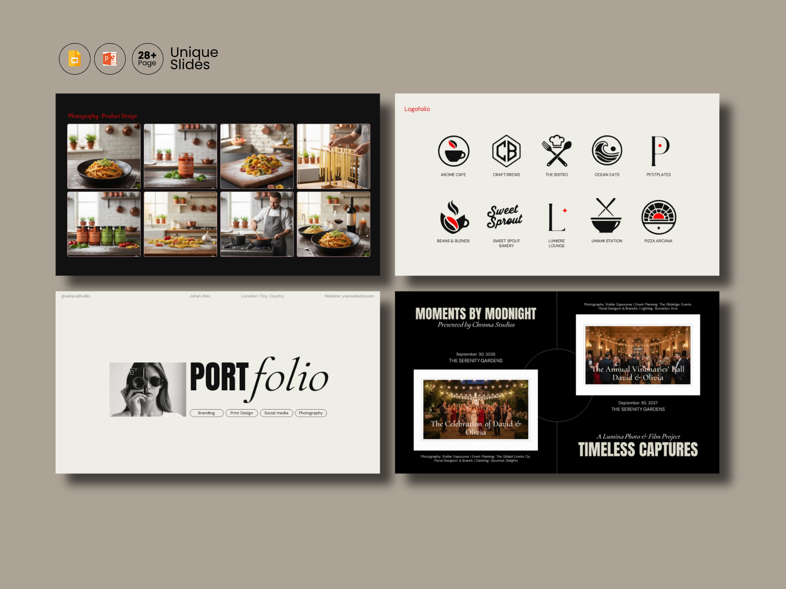 Creative Portfolio Presentation Template. by SAHARA STUDIO on Dribbble