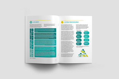 Document & Infographic Design book branding design graphic design illustration information architecture layout