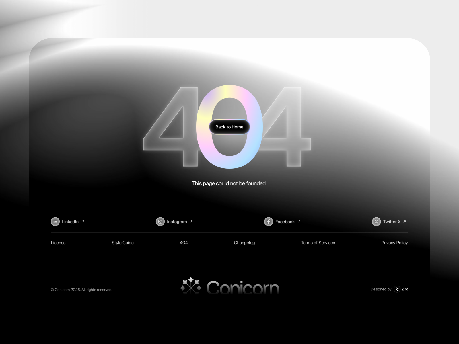 Example of Landing Page Design & Development