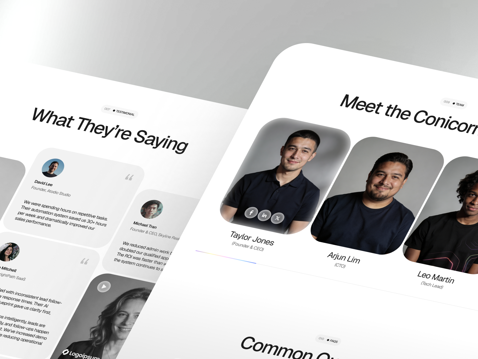 Example of Landing Page Design & Development
