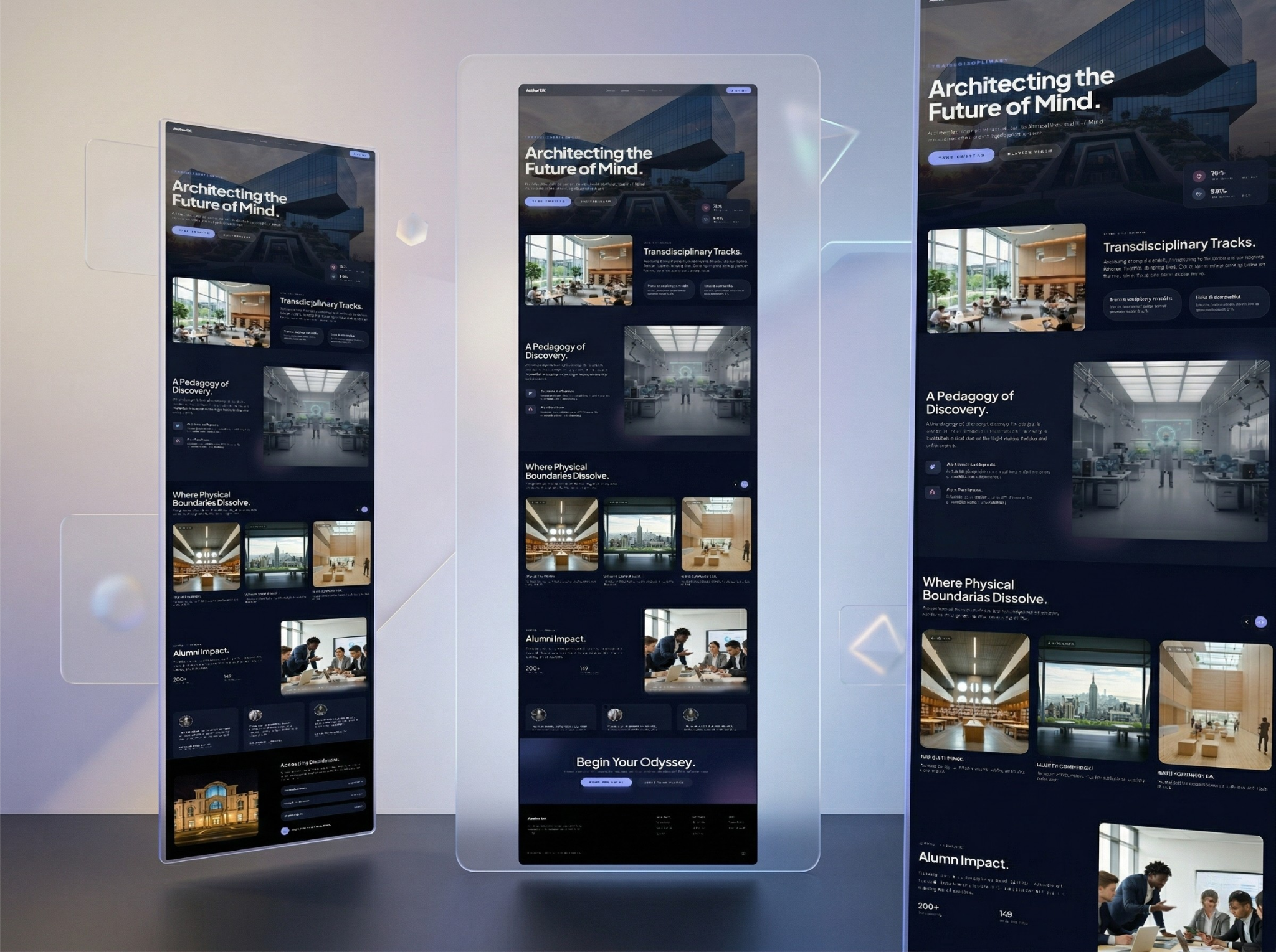Example of Modern UI/UX & Website Development