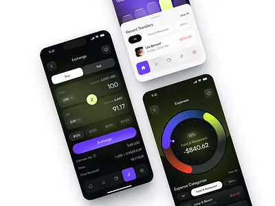 Mobile App for Fintech app app design application application design design interface ios app ios app design mobile mobile app mobile app design mobile design product product design service startup ui uiux ux