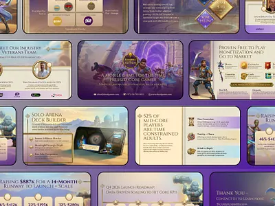 Mobile Game Pitch Deck Seed Round | Gaming Presentation game pitch deck game presentation gaming pitch deck graphic design investor deck mobile game mobile gaming deck mobile pitch deck pitch deck seed round slides