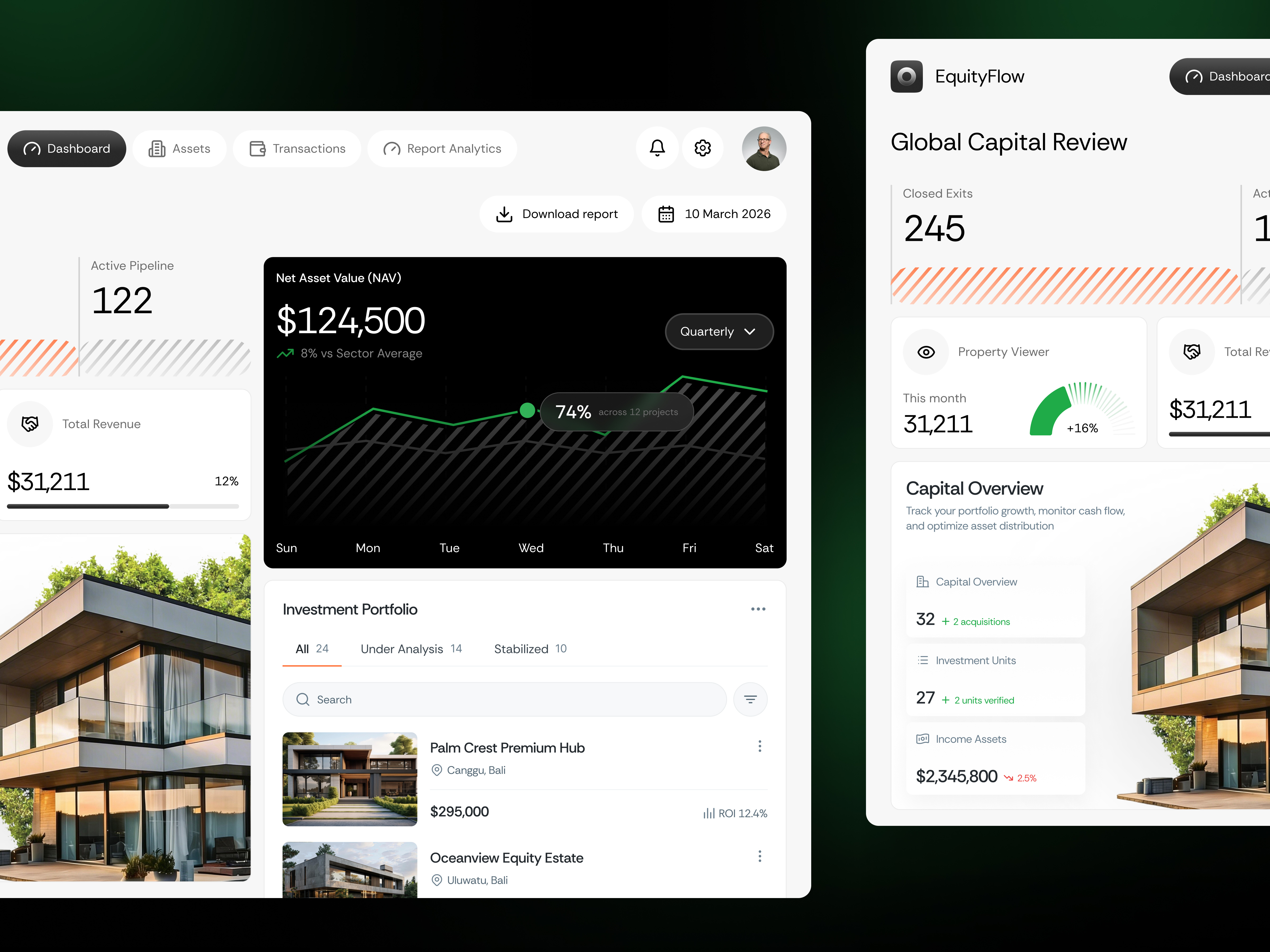 Example of Real Estate Website Design & Development