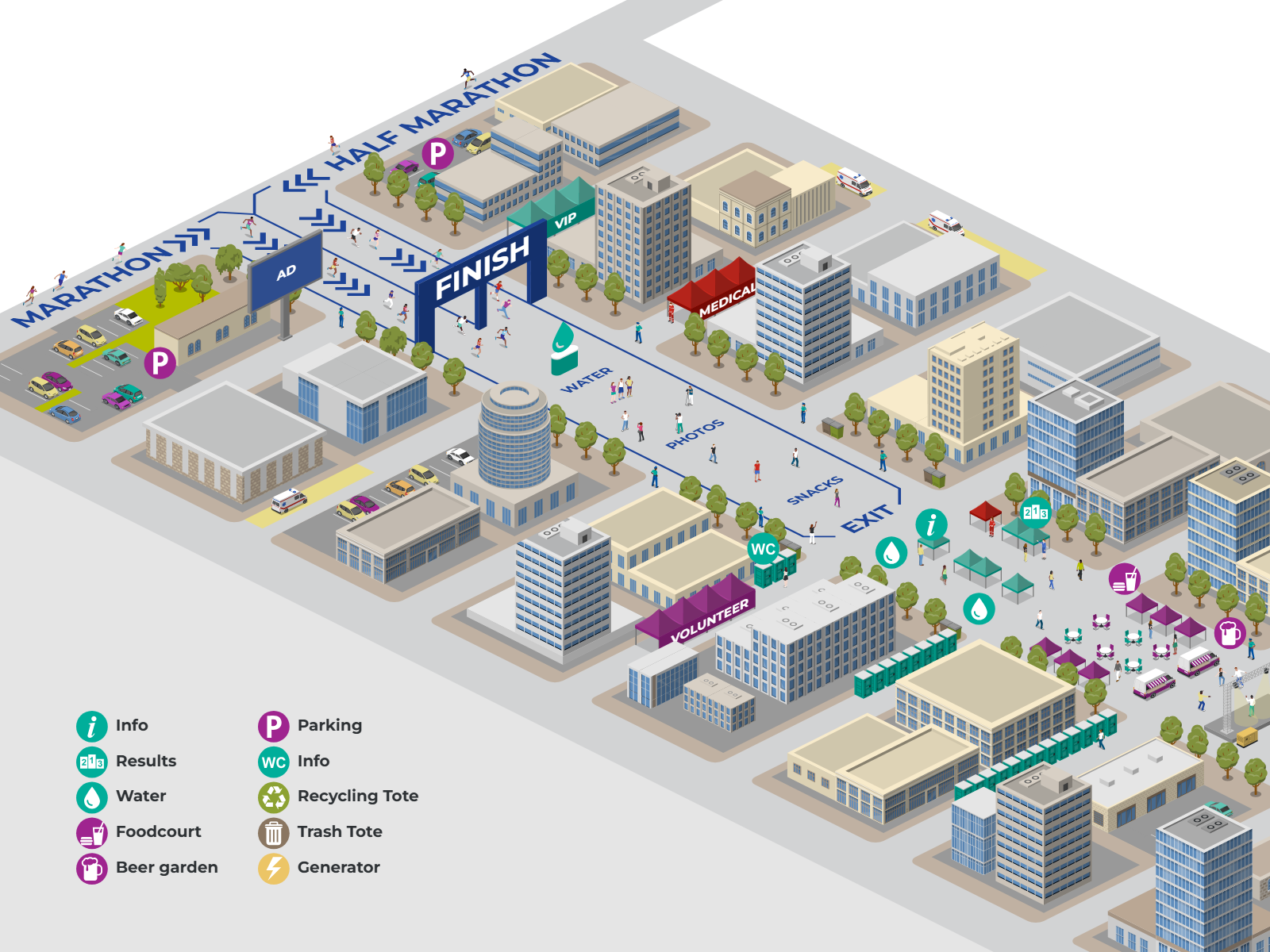 Example of Event & Site Plan Map
