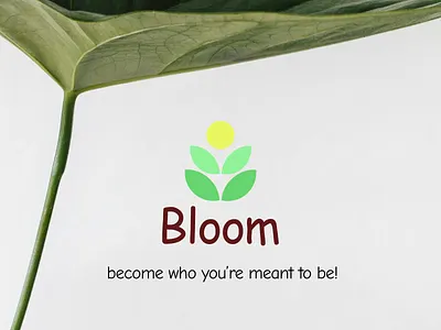 Bloom App Logo Design app bloom branding dailyui logo
