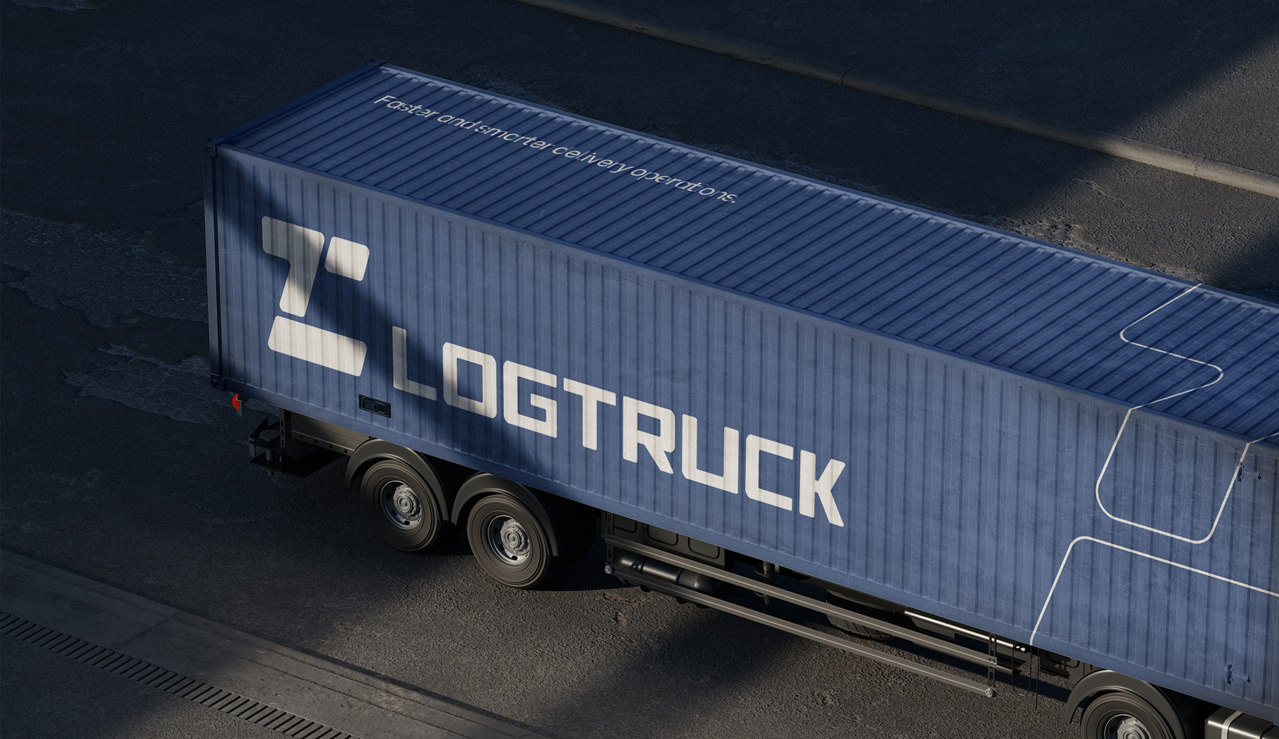 LogTruck Branding - logo and social media branding delivery letter logo logistic logistic logo logo lt logo lt symbols minimalist moden logo saas shipping shipping logo symbol truck truck logo