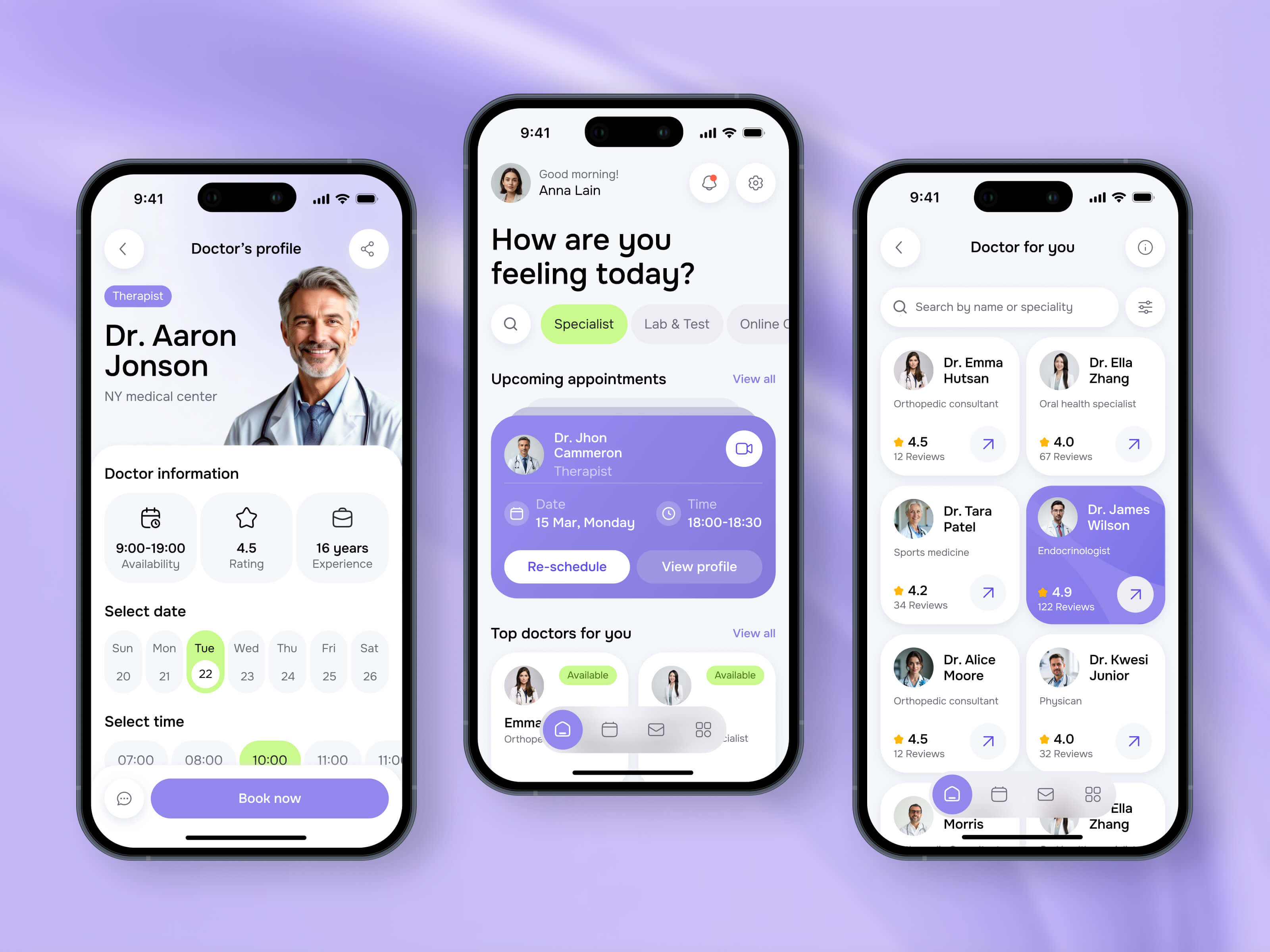 HealthCare | Medical App | Application Design | Mobile Interface app design app interface digital health doctor app healthcare healthtech medical medical app medicine medtech medtech design mobile mobile app design mobile design mobile interface modern design online doctor product design telemedicine ui ux