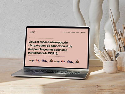 The Refuge Website branding design digital design graphic design marketing website
