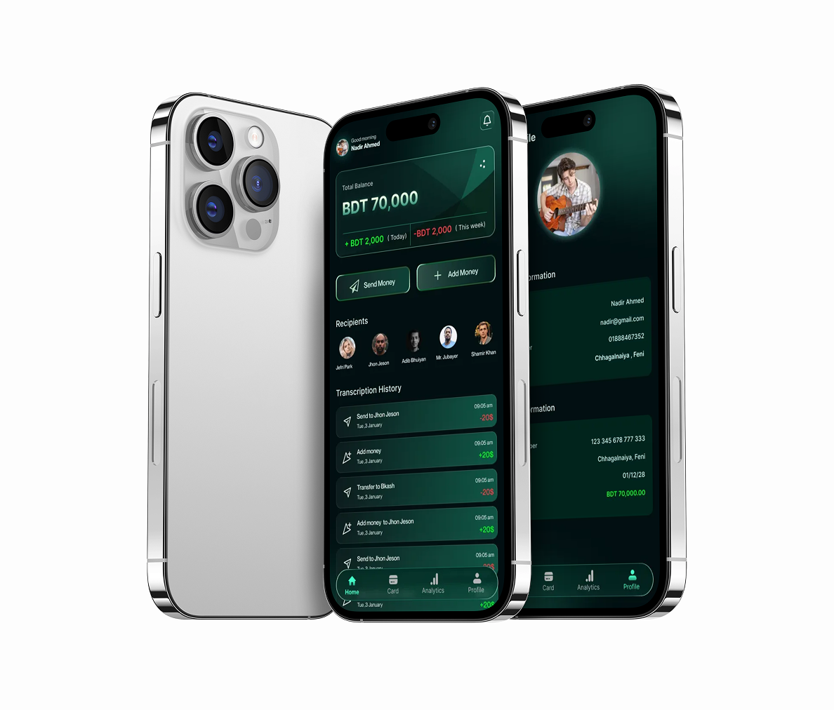 Example of Fintech & Banking App UI/UX Design