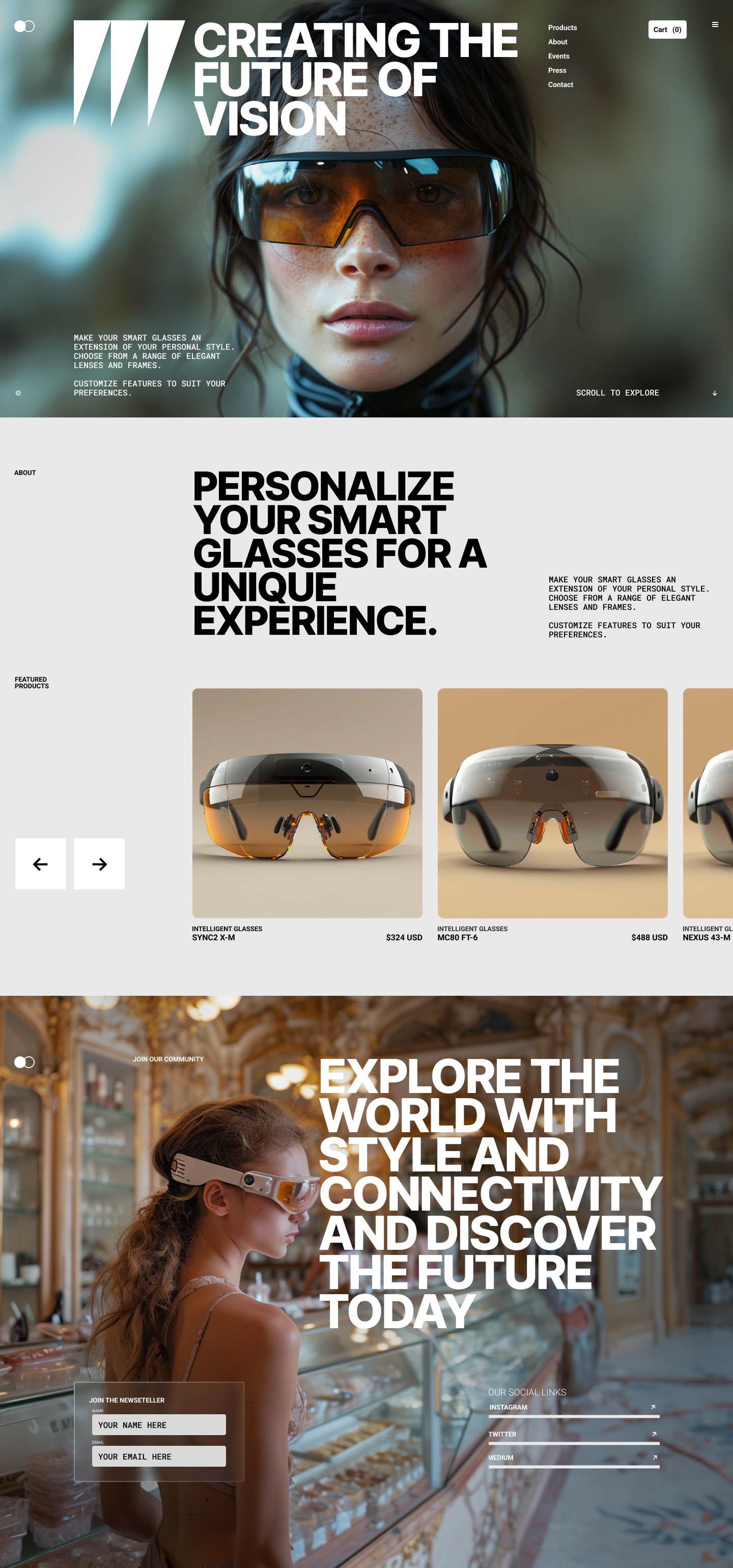smart glasses by @flux academy by Dhrupal Shiyal on Dribbble