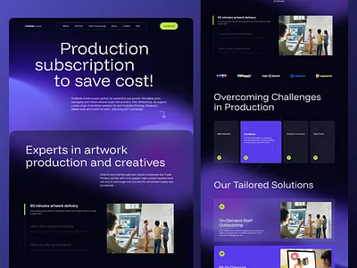Enterprise Website Design b2b corporate website print studio website ui design ux design website website design