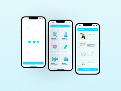 mimo App branding design graphic design illustration ui userexperience userinterface ux