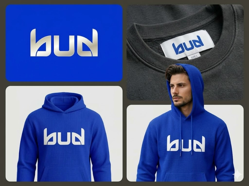 Example of Clothing  Brand Wordmark Coustom Logo