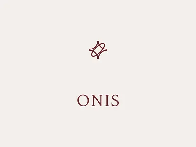 Onis abstract logo luxury restaurant simple star