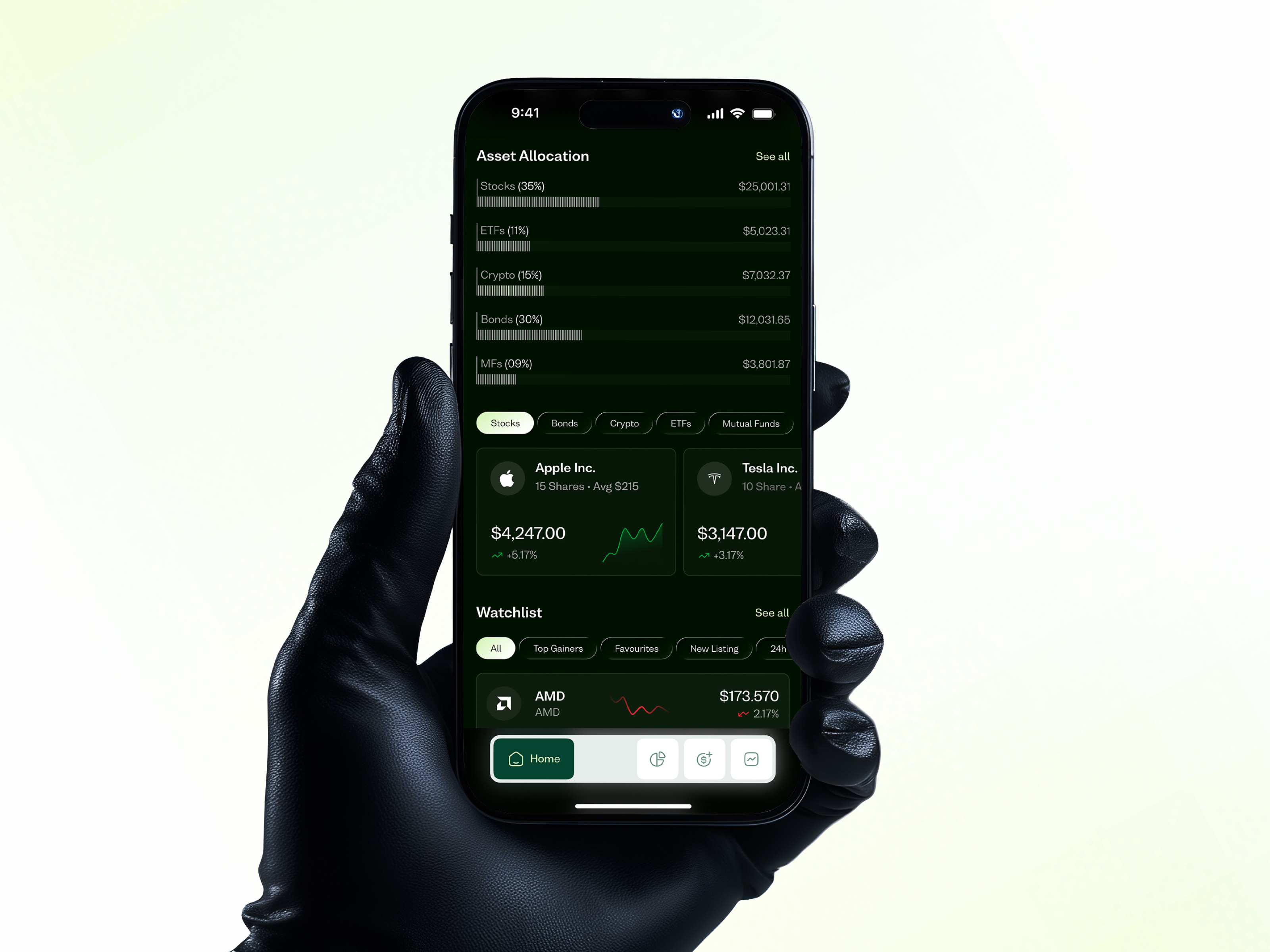 Example of Mobile App UX/UI Design For Mv Ps