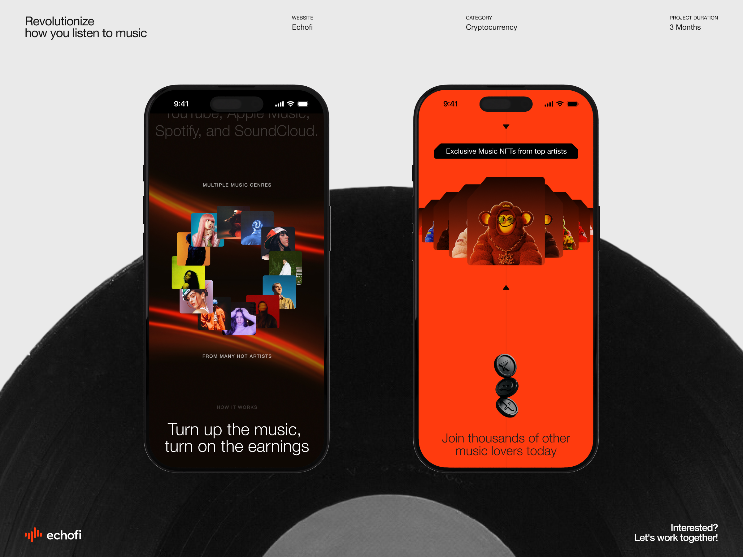 Echofi - Mobile Screens