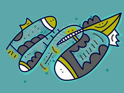 The Chartreuse Current abstract abstractcharacters characterdesign illustration lineart marinedesign minimalism oceanart surrealism vectorillustration