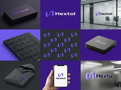 Letter H Logo brand identity branding creative h logo design letter h logo logo logo design minimalist logo modern logo negative space h logo