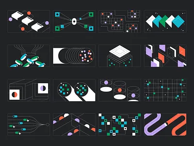 Developer blog illustration pack agentic automation blog branding collaboration delivery design developers engineering graphic design guardrails illustration interfaces observability podcast productivity systems vector workflows