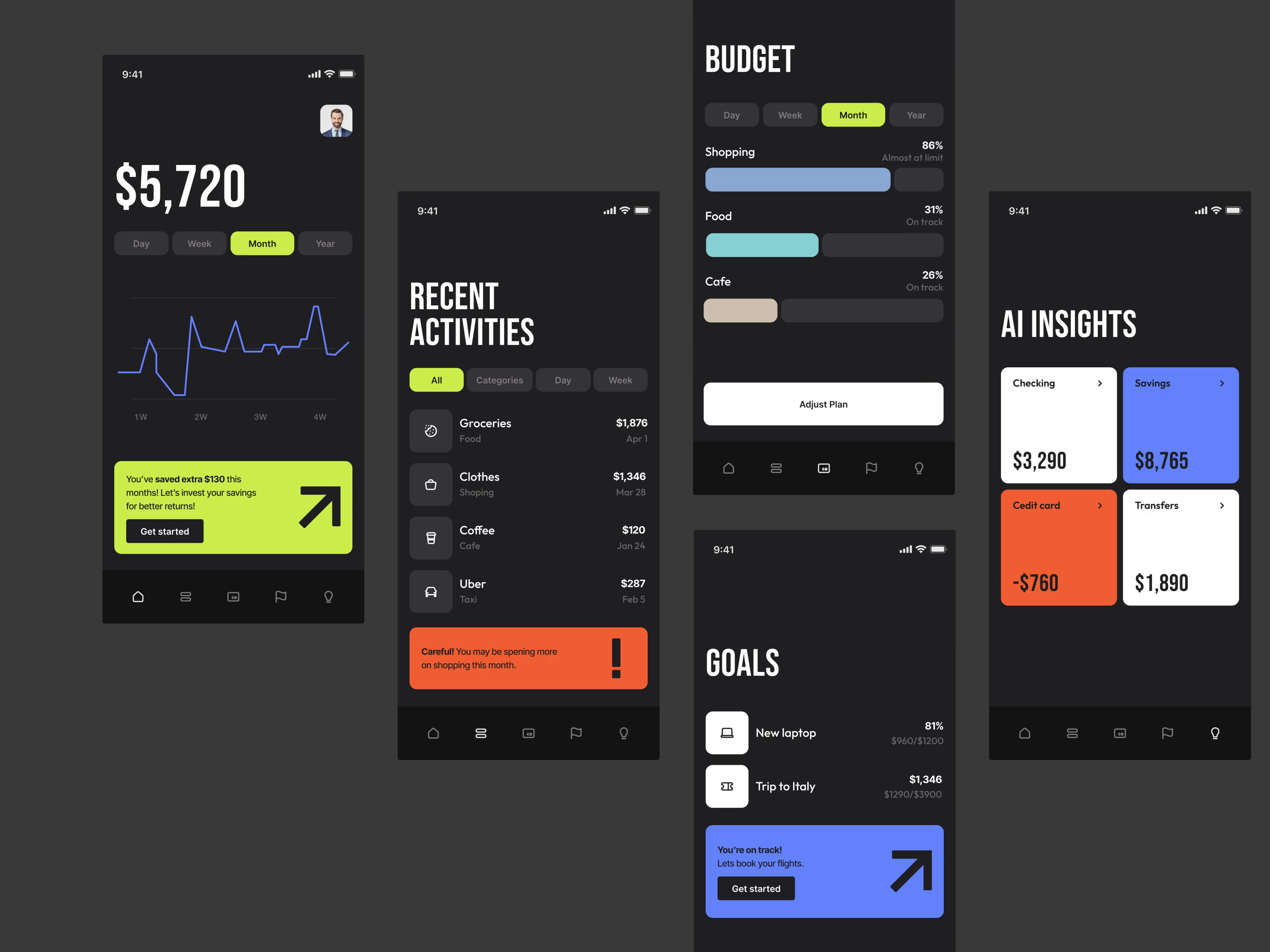 Example of Fintech & Crypto App Design