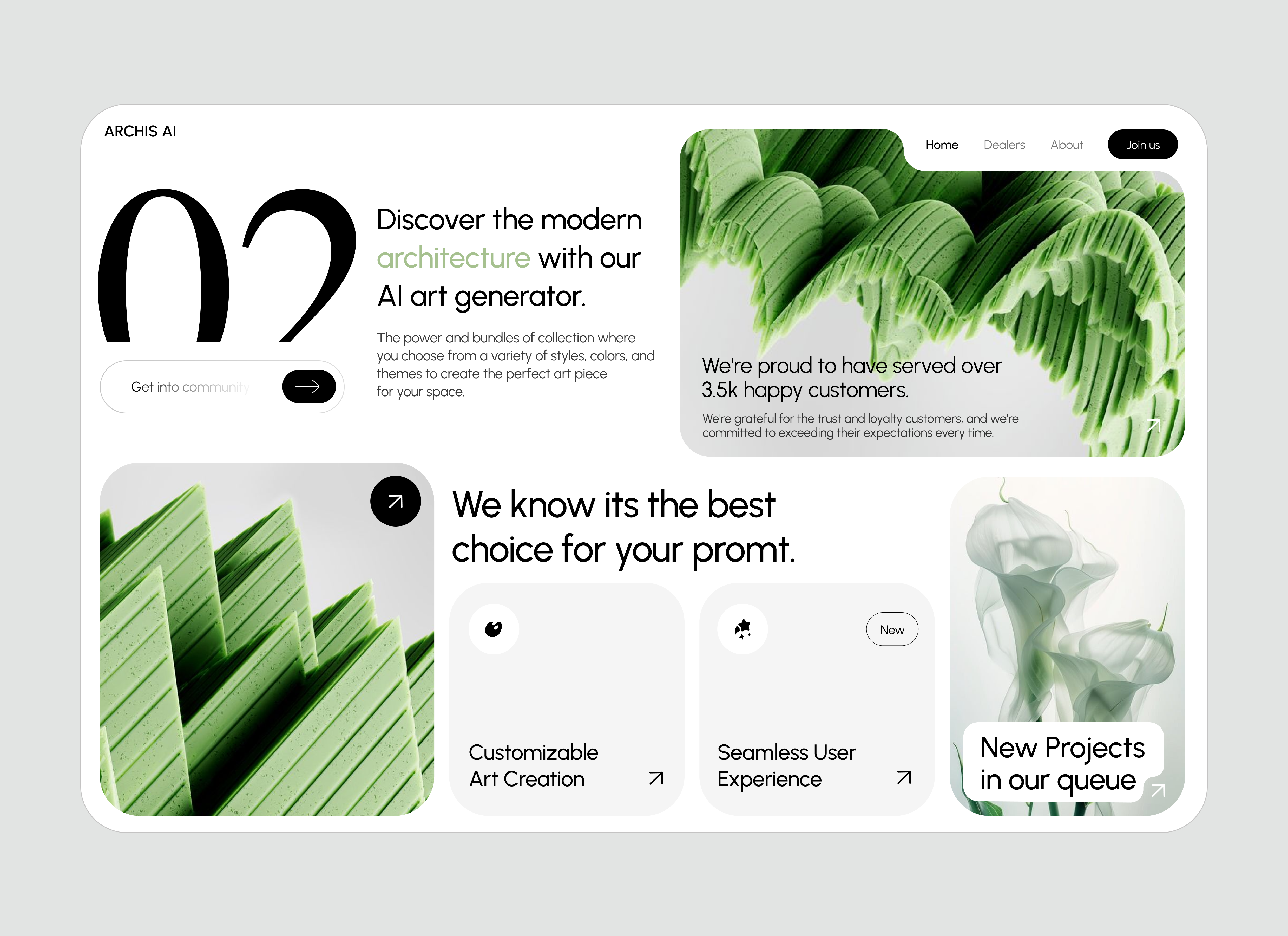 Example of Landing Page Design 