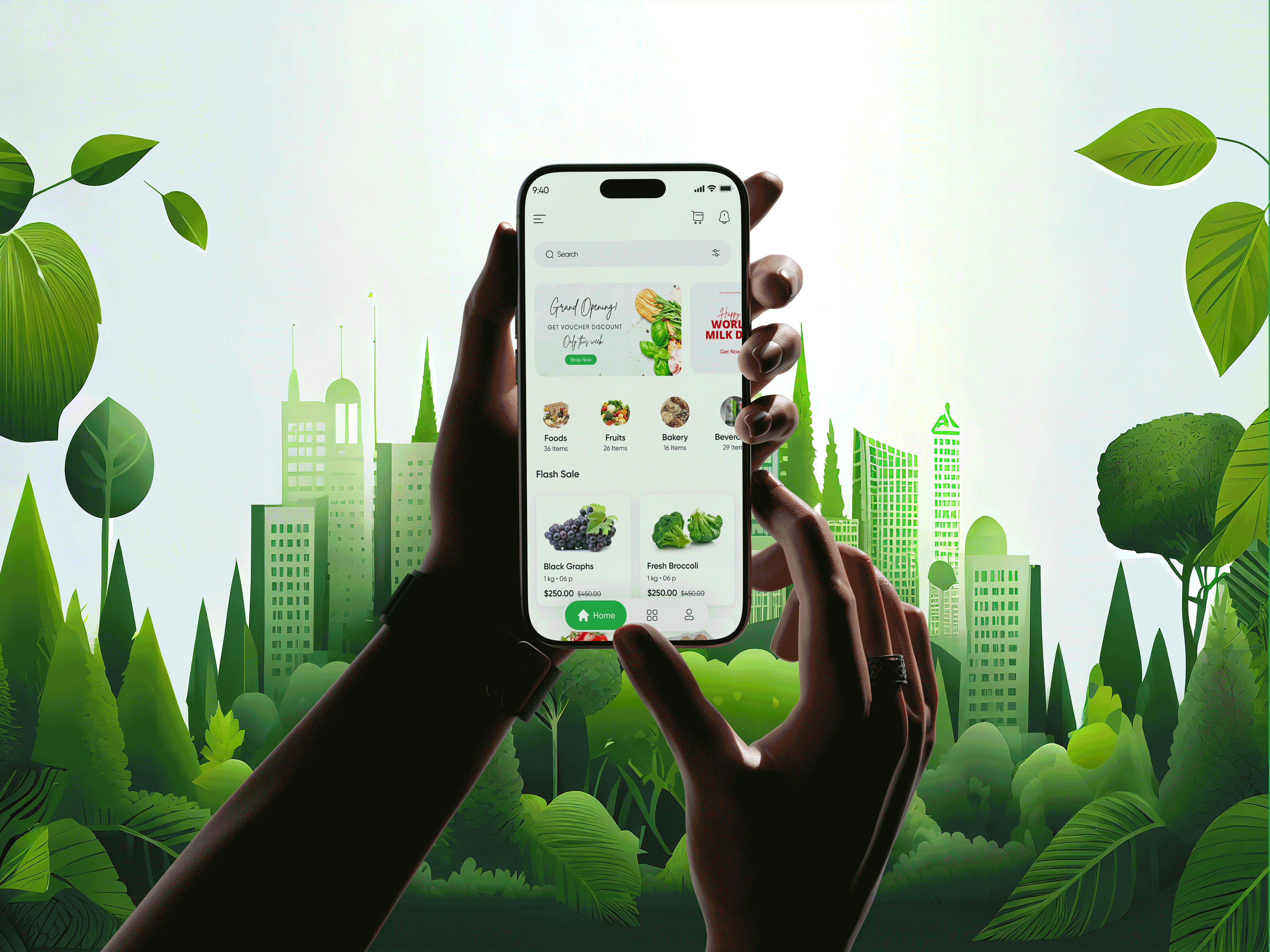 Grocery Store (E-Commerce) Mobile App UI/UX Design app design app ui branding design e commerce app ecommerce app grocery store mobile app samero shop app store app store application