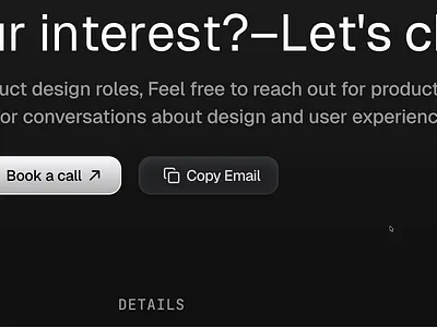 Copy Email Button Animation animation product design ui