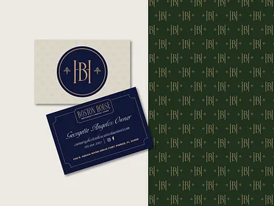 Boston House Branding branding design digital illustration illustration logo typography