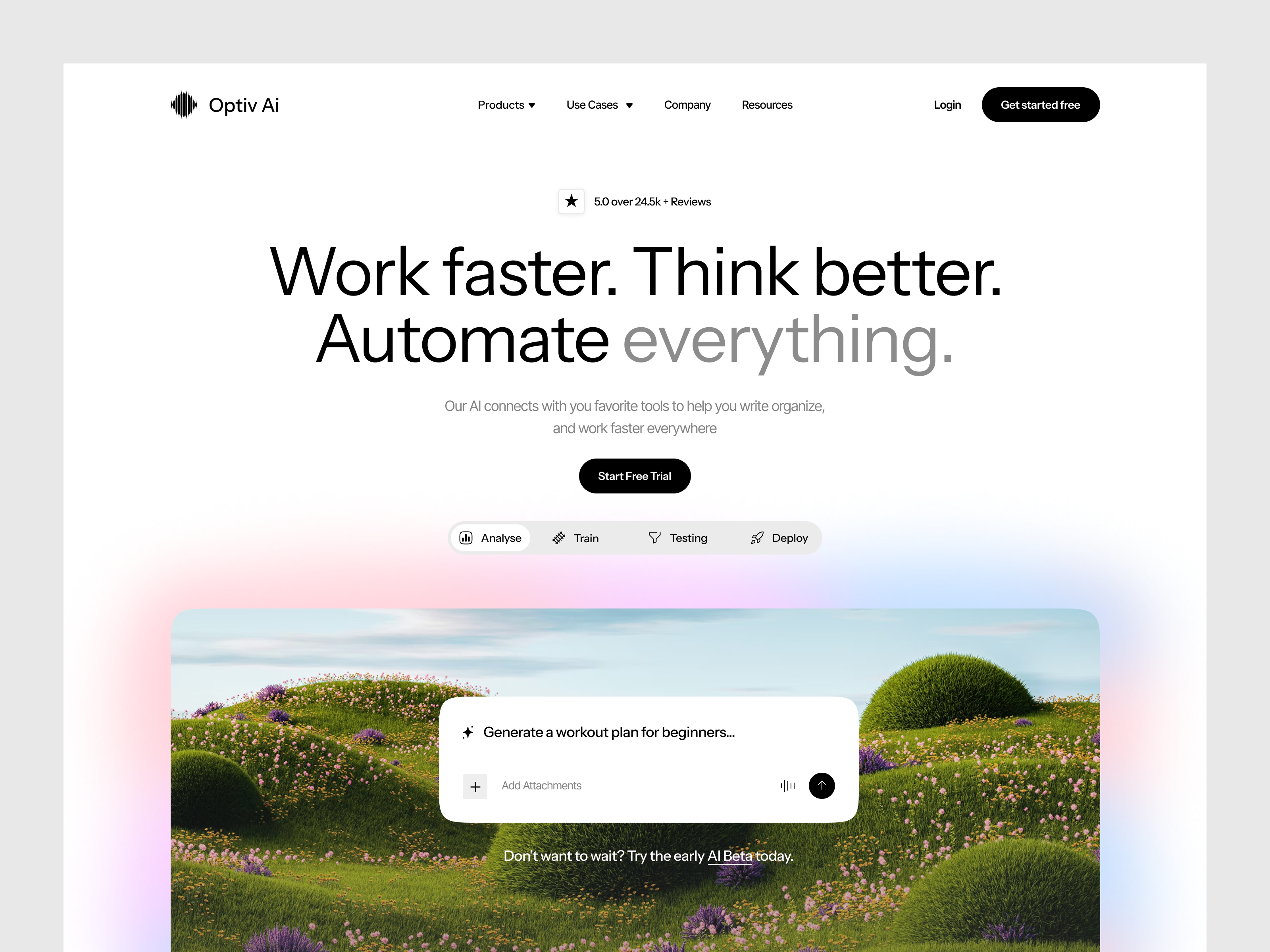 SaaS Landing Page | AI Productivity Workflow Automation ai automation tool ai productivity platform ai prompt interface ai task management ai workspace b2b landing page enterprise ai enterprise landing page landing page productivity saas productivity tool saas saas landing page task automation web design website website design workflow automation workflow automation tool workflow management