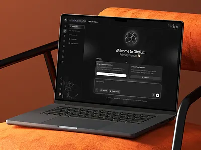 Obdium - AGI agi ai artificial intelegence clean cool dashboard design eyecatching illustration nice platform standout ui uiux ux webapp website