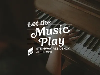 Steinway Residency Logo for The Mint Museum