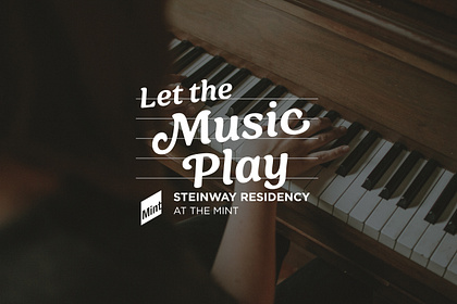 Steinway Residency Logo for The Mint Museum