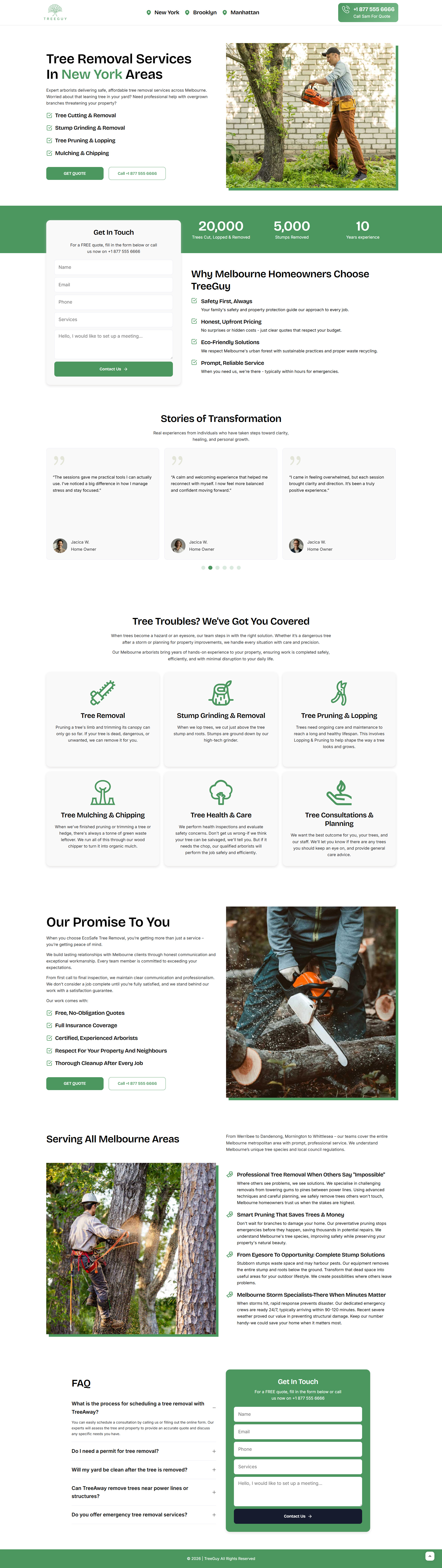 Tree Removal Landing Page for Lead Generation gardening homepage landing landscaping landscaping website plant tree cutting tree cutting landing page tree removal tree removal landing page tree service tree service web design tree services tree services website tree trimming tree website treecutting uiux web design website