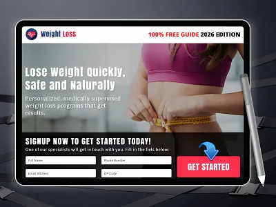 Weight Loss Landing Page UI cleanui designinspiration figma fitness fitnessapp healthapp landingpage minimaldesign moderndesign productdesign startupdesign ui uidesign uiux ux uxdesign webdesign webinspiration weightloss wellness