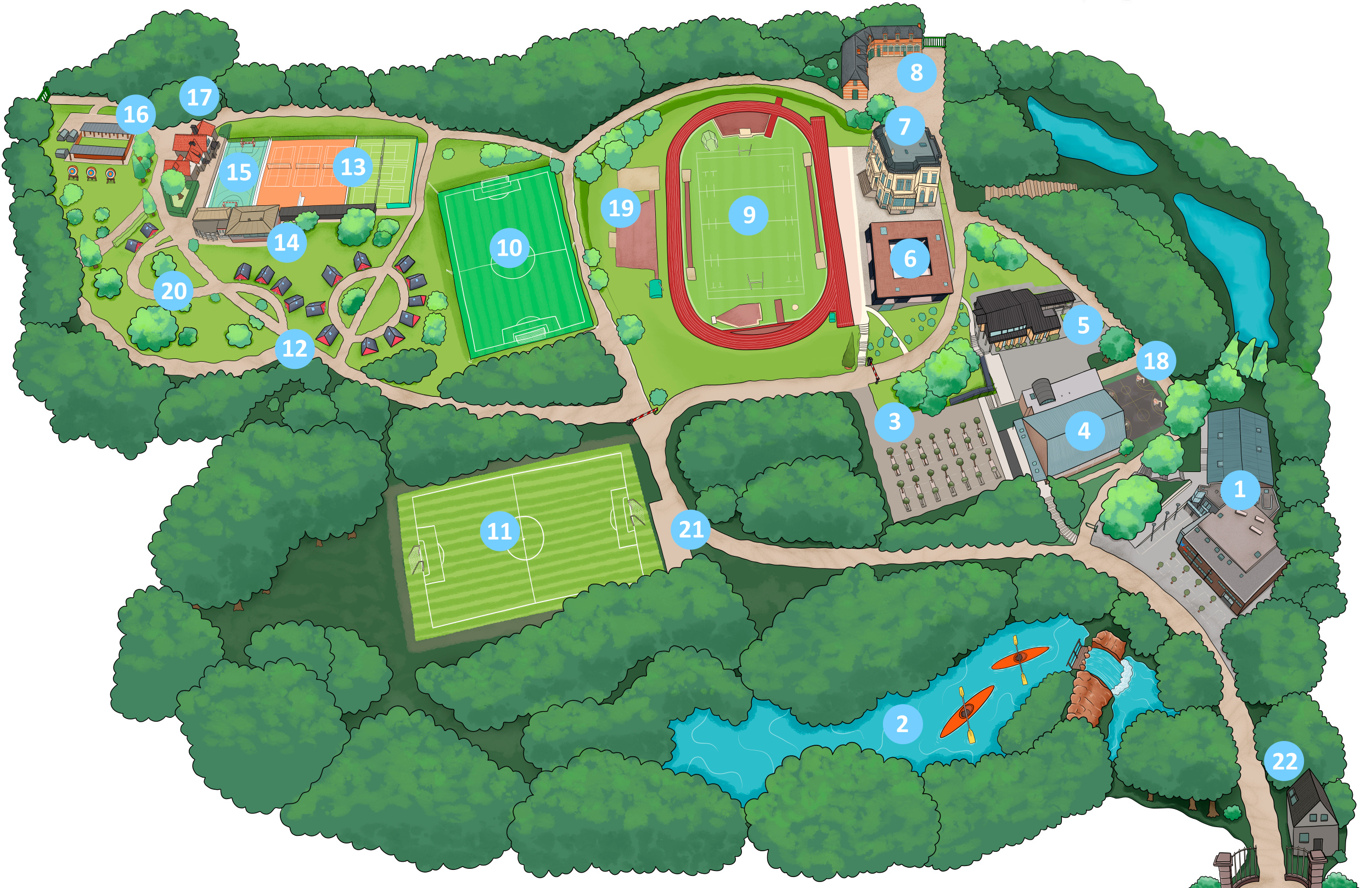 "Orientation Map" architecture art branding color pencil corporate design draw dream illustration isometric logo map orientation plan water ink