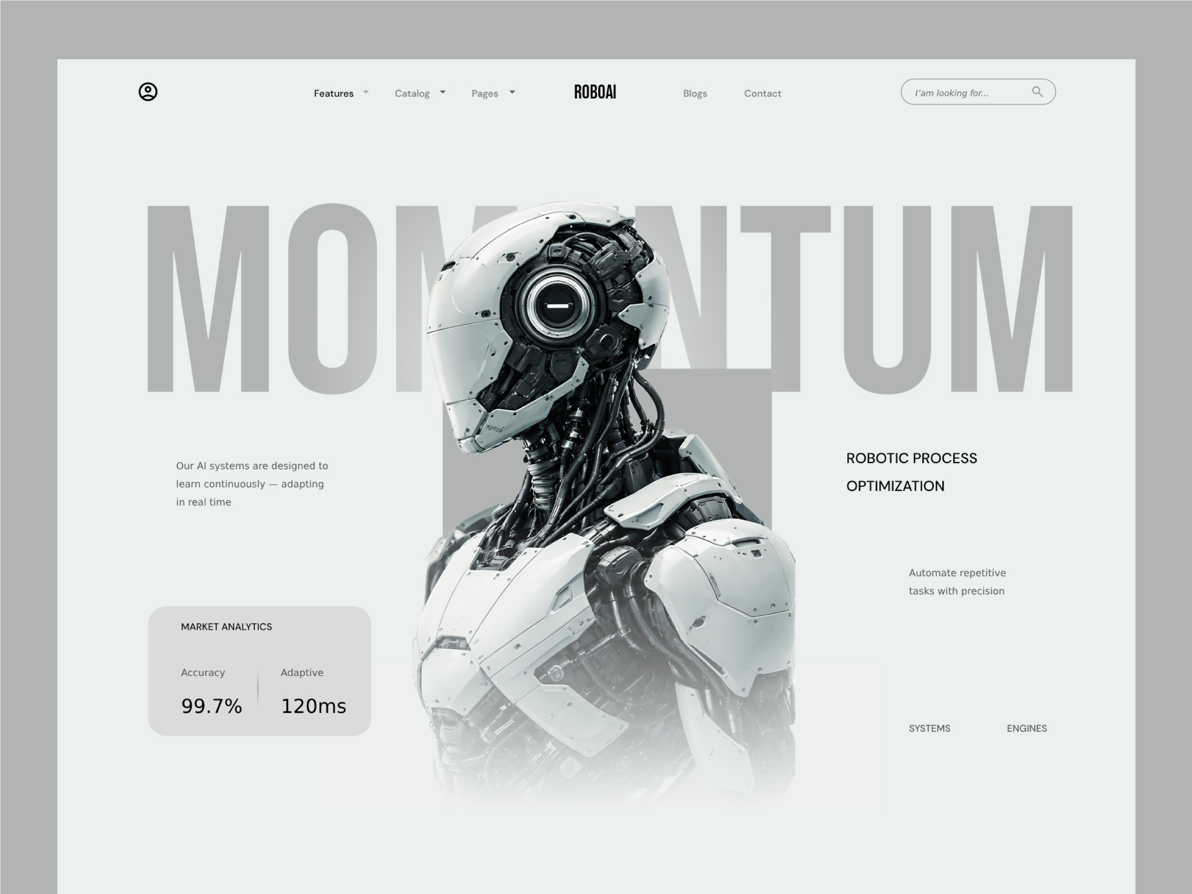 Website for AI company, RoboAI animation app brandidentity branding creativeagency design graphic design illustration logo rebranding typography ui ux vector web design web design dallas web development website website design website development