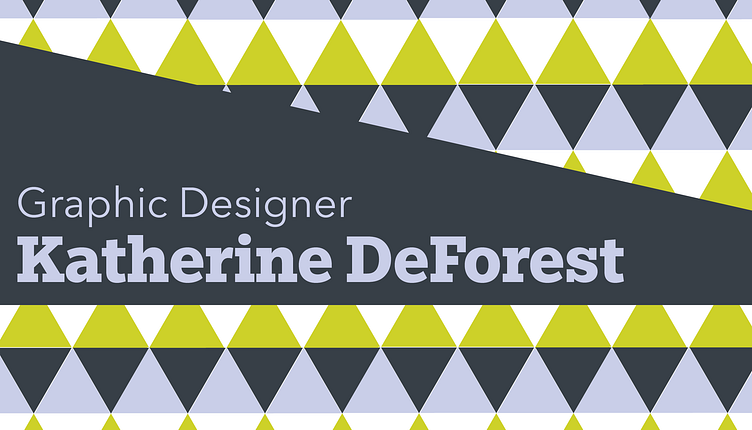 Business Card Design by Kate DeForest on Dribbble