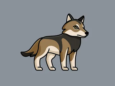 Wolf Illustration for Sticker Design alfrey davilla animal bold cartoon character design cool wolf dark drawing halloween horror illustration mascot simple sticker design stylized wolf vaneltia wolf wolf character wolf mascot wolf sticker