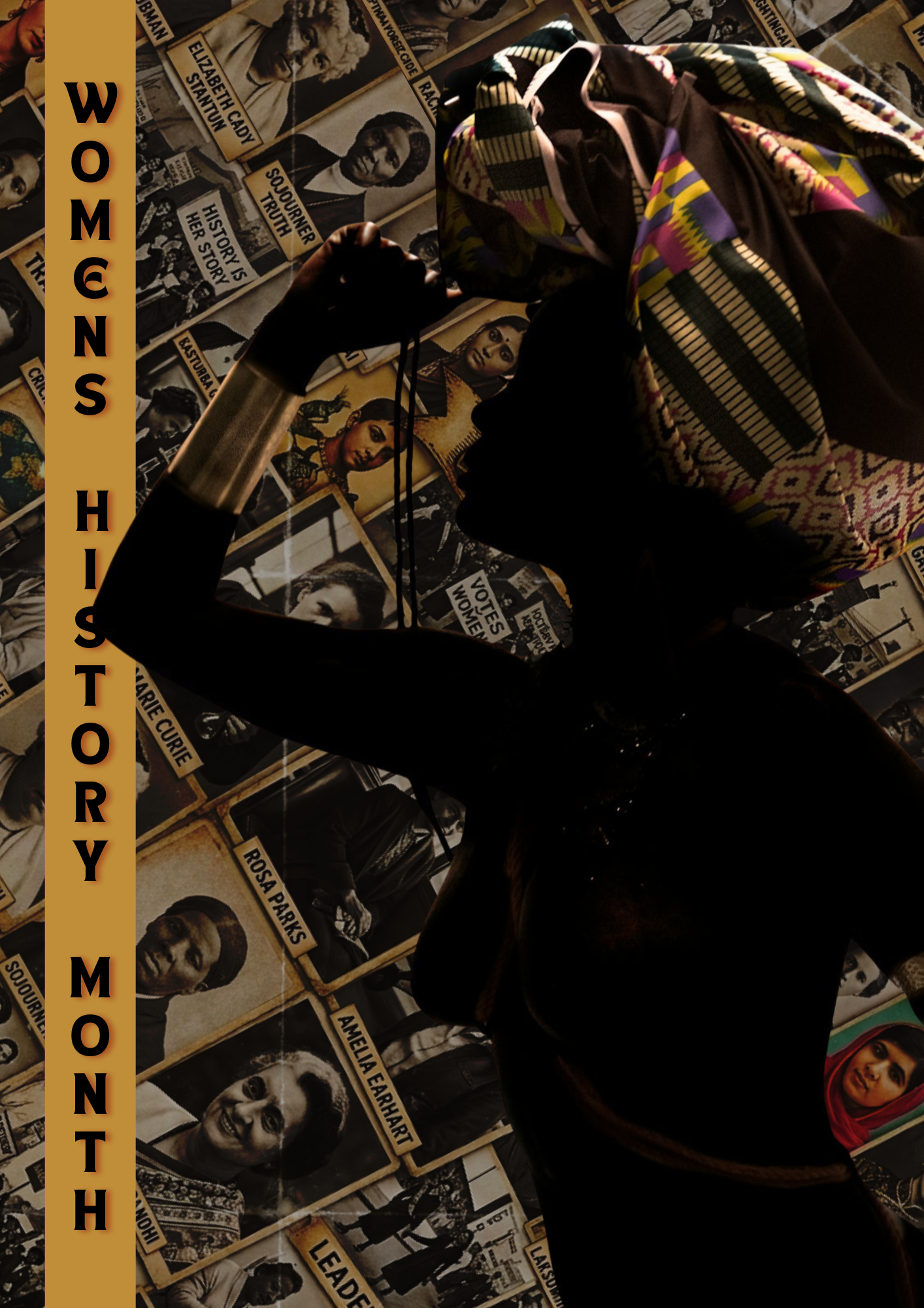 Women's History Month Poster Winner (Apple DA 2026) branding design graphic design typography ui ux