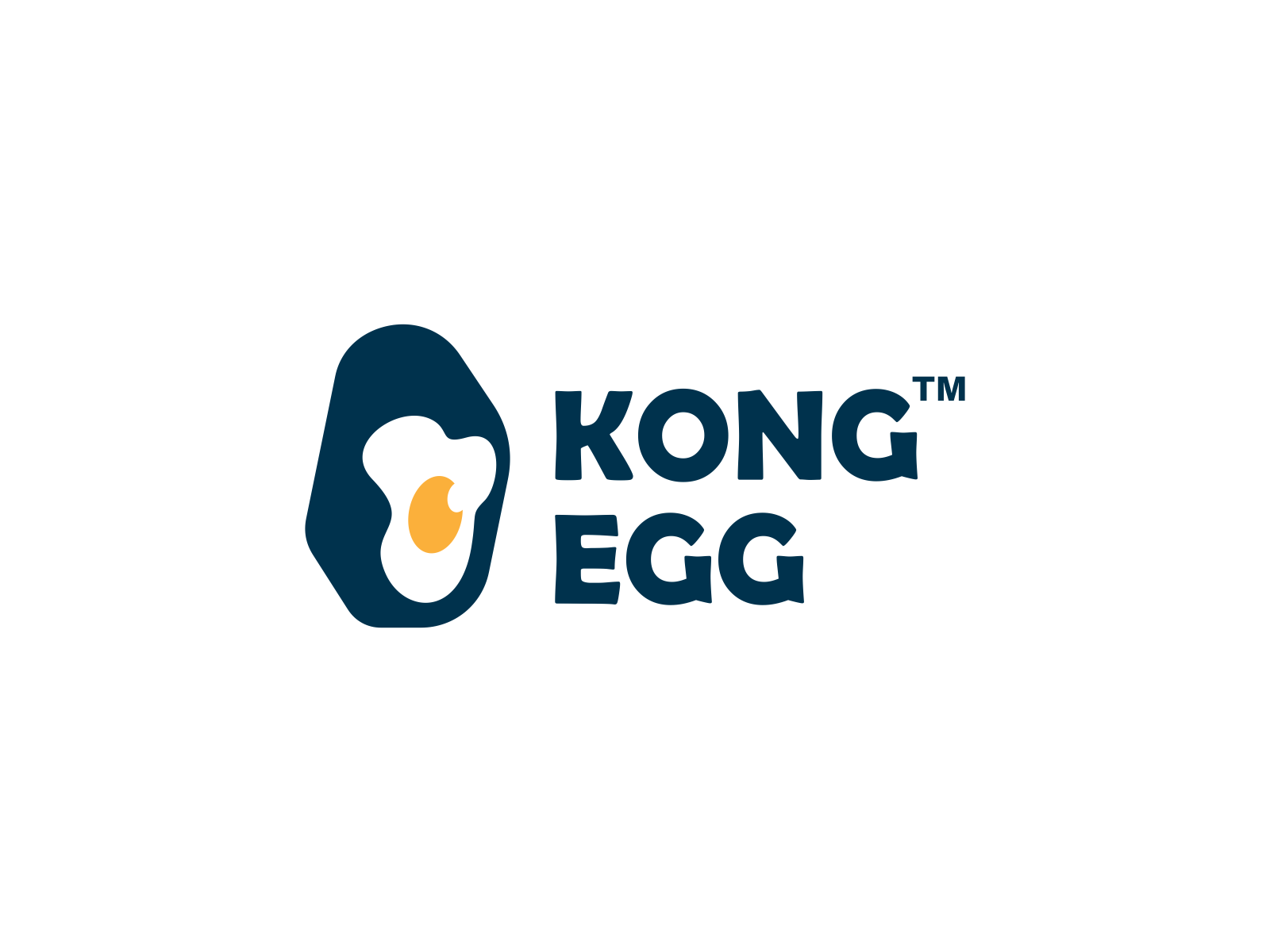 Kong Egg Logo and Visual Design animal brand branding design egg food graphic design inspiration kong logo modern restaurand trend vector