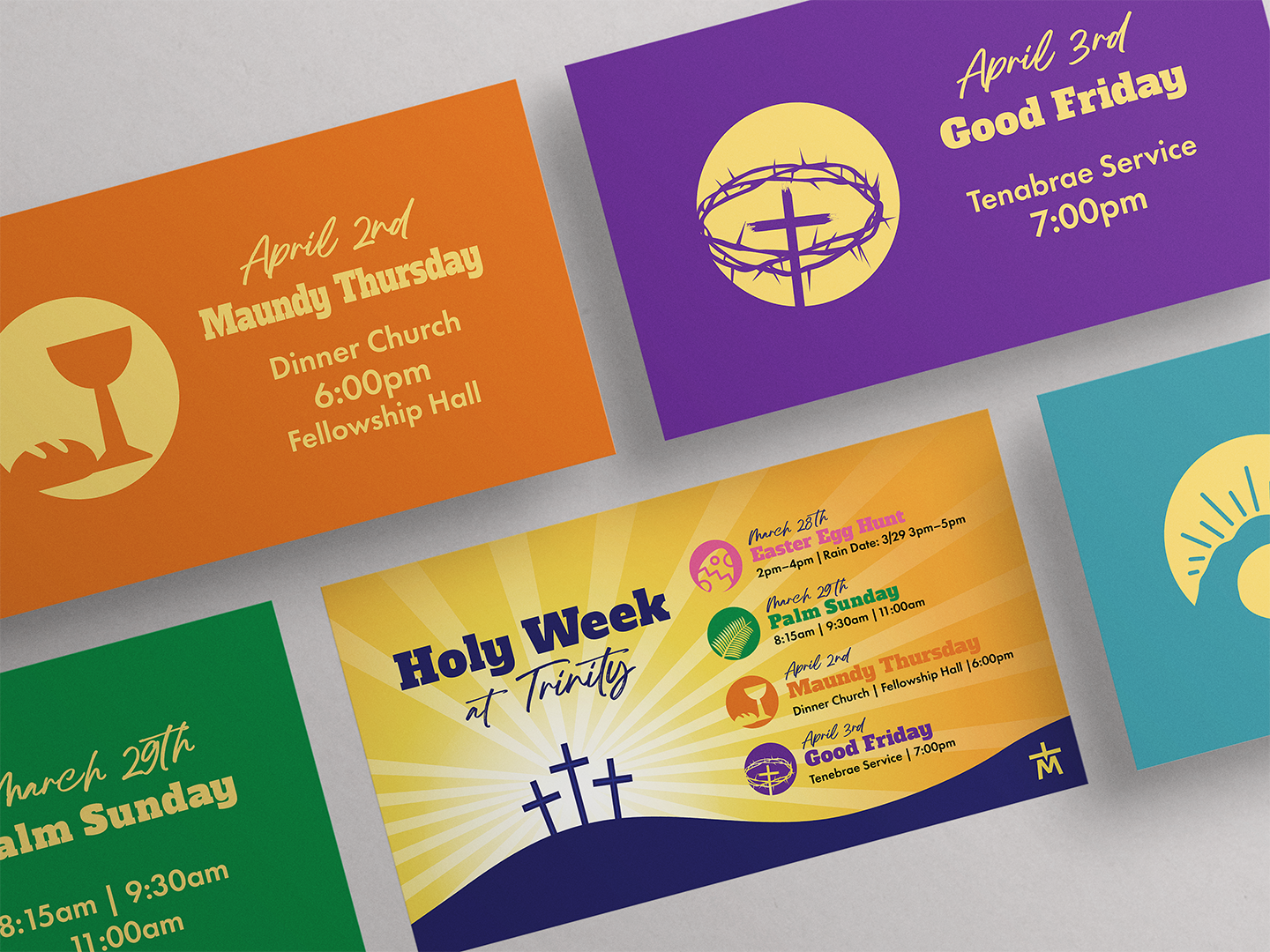 Church Easter/Holy Week Designs & Branding