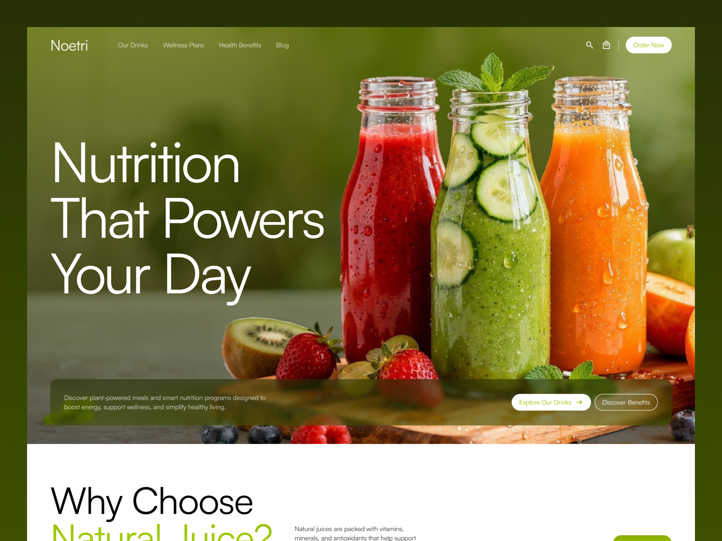 Example of Company Profile Website Full UI Design