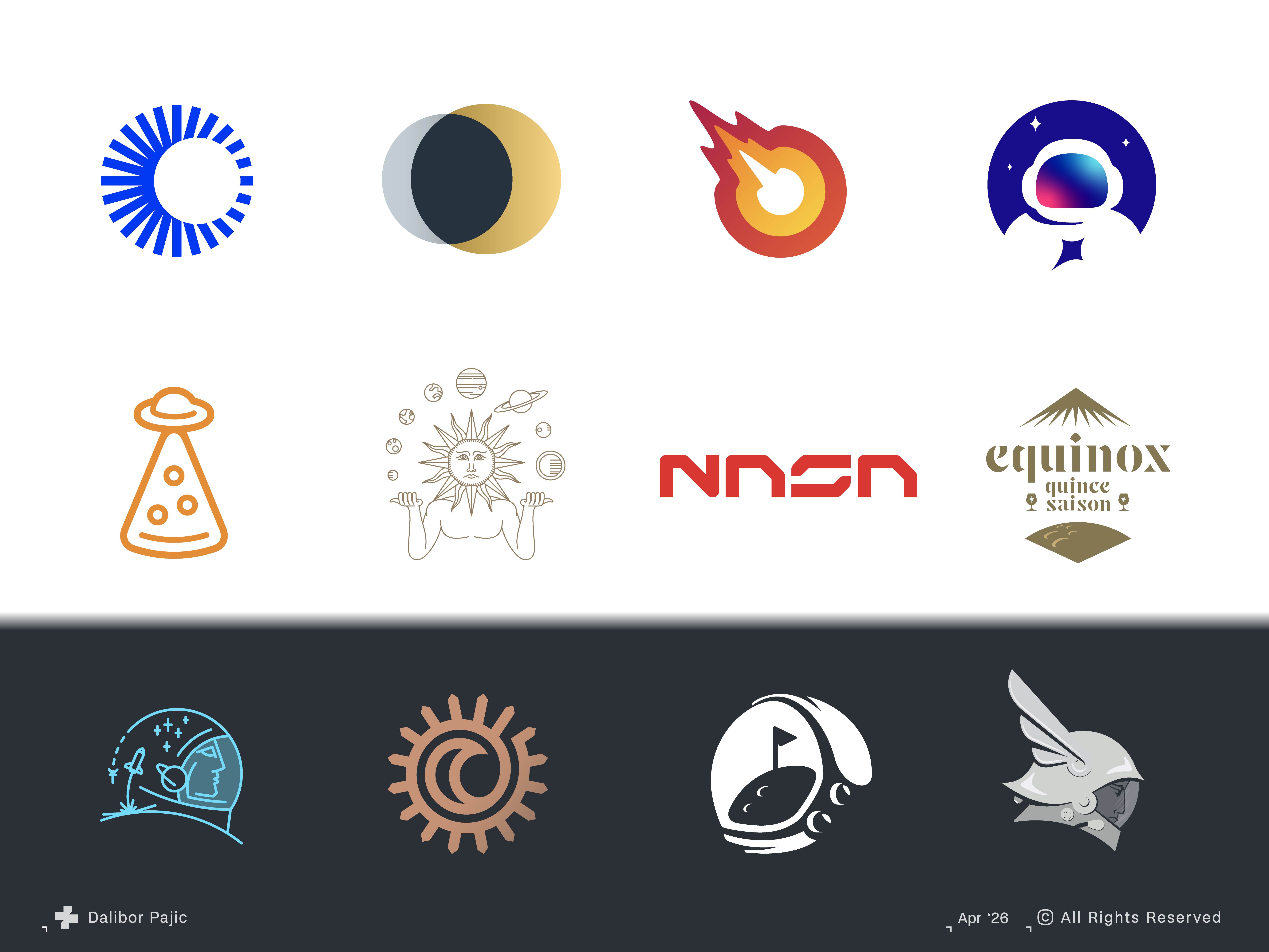 Space logo collection