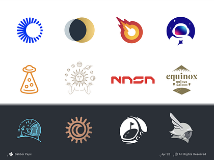 Space logo collection